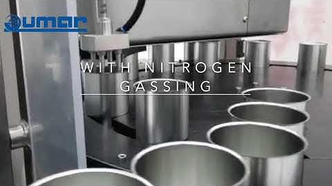Round Filled Can Seaming Machine with Nitrogen Gassing