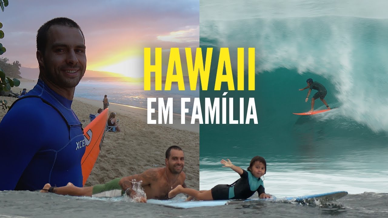 Гавайи с семьей // Подготовка к серии соревнований Pipe Challenger!