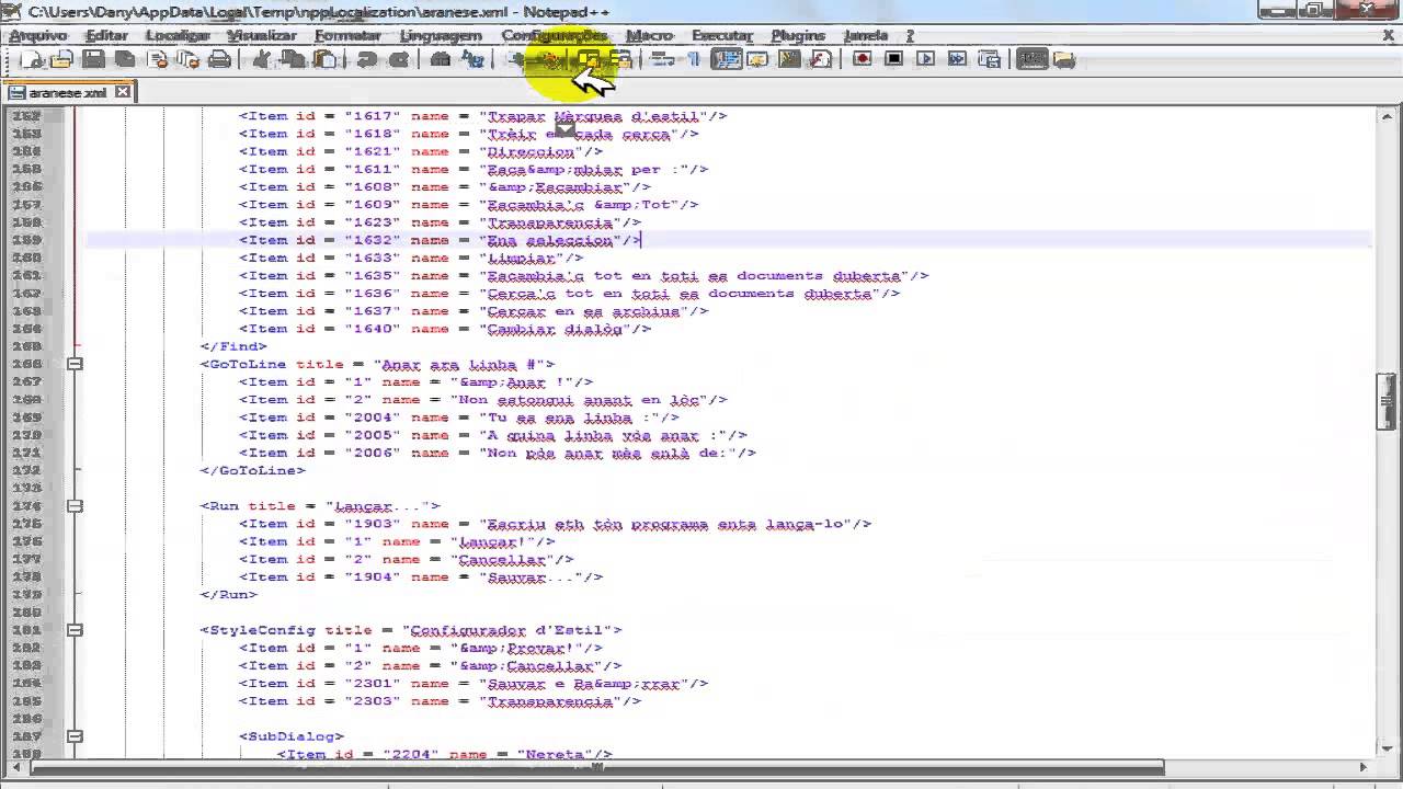 Como editar um Template pelo NotePad++ - YouTube