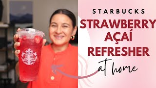 Starbucks Strawberry Acai Refresher - Copy Kat Recipe