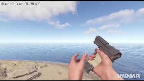 Handmade semi Automatic pistol sound effect 