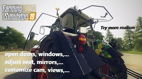 TRY MORE REALISM IN FARMING SIMULATOR 19  - cabin mods