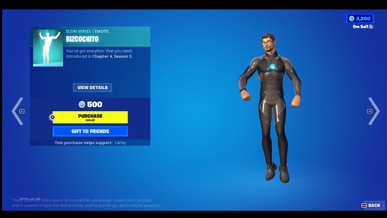 Fortnite Item Shop *NEW* BIZCOCHITO EMOTE + MORE! (22nd August,2023
