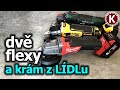 Porovnn aku flex milwaukee m18 cag125x vs dewalt dcg405 vs parkside pwsa 20li c3