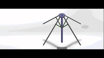 umbrella mechanism | solidworks | Motion study |
