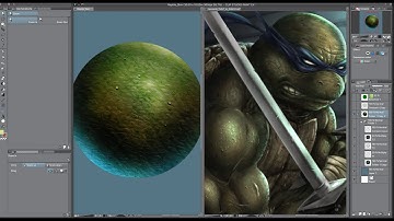 How to Digitally Paint Reptile Skin with Textures