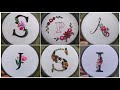 Satisfying Video || Letters Embroidery Compilation || Creative art video - Let's Explore