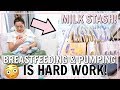 MOM LIFE! BREASTFEEDING AND PUMPING ROUTINE!