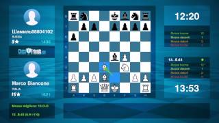 Chess Game Analysis: Marco Biancone - Шамиль88804102 : 1-0 (By ChessFriends.com)