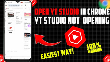 How to open YouTube studio in chrome || YouTube studio not open in chrome Mobile #ytstudio
