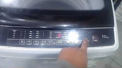 F2 Eror Haier Washing Machine