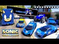 GTA - 5 Stealing Modified Sonic Cars with Franklin ! (Real Life Car&#39;s #183)