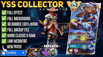 Script Skin Yss Collector No Password | Full Effect Voice | Patch Terbaru