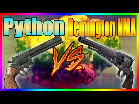 BO1 Python V.S Remington New Model Army on Round 50 - Call of Duty Zombies