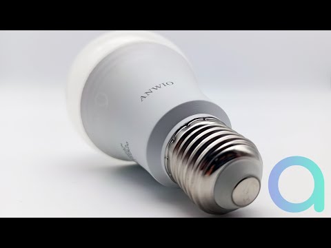 #Test Ampoule connectée ANWIO, une E27 de 1521 lumens fonctionnant en Wi Fi