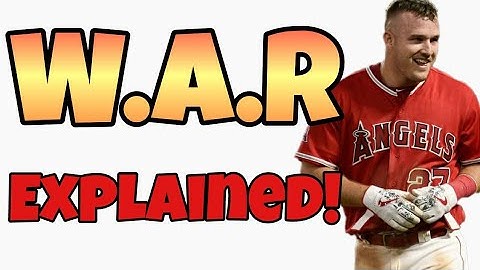 Wins Above Replacement EXPLAINED! How to use WAR in Major League Baseball