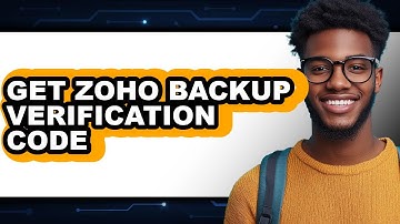 How to Get Zoho Backup Verification Code (only Way)