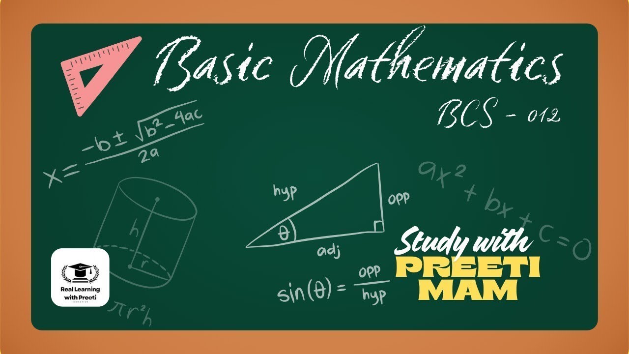 BCA BCS012 BASIC MATHEMATICS BLOCK 3 UNIT -1 Differential Calculus Part-1