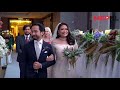 The wedding of juliana  faiz the grand entrance
