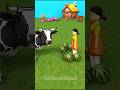 A Doll &amp; Scary Teacher Feed a Cow| #Funny #Comedy#Shorts |#Scary Teacher3D