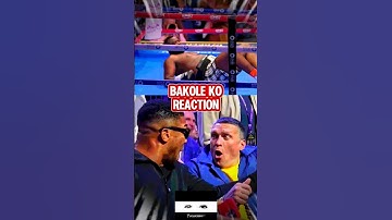 The reactions of Oleksandr Usyk & Anthony Joshua after the Joseph Parker KO 🤑 #boxing #viral #funny