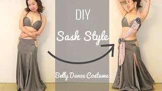 DIY Sash Style Belly Dance Costume Design - Easy belly coverage!