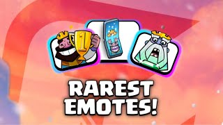 The rarest Emotes in Clash Royale 😨