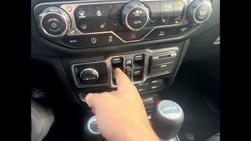 How to use the window switches on a Jeep Gladiator