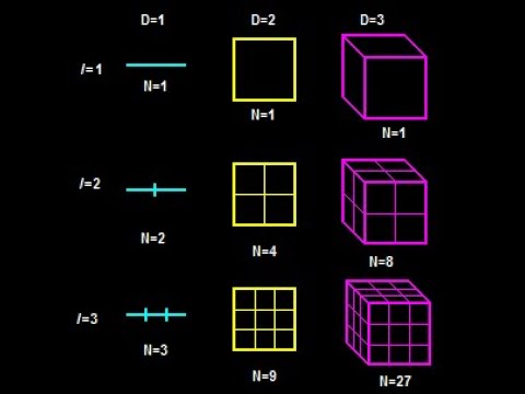 Fractales: Dimensión fractal