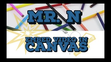Embed Video into Canvas