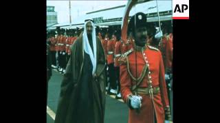 Synd 22 3 76 King Khalid Of Saudi Arabia Arriving To Official Visit To Kuwait