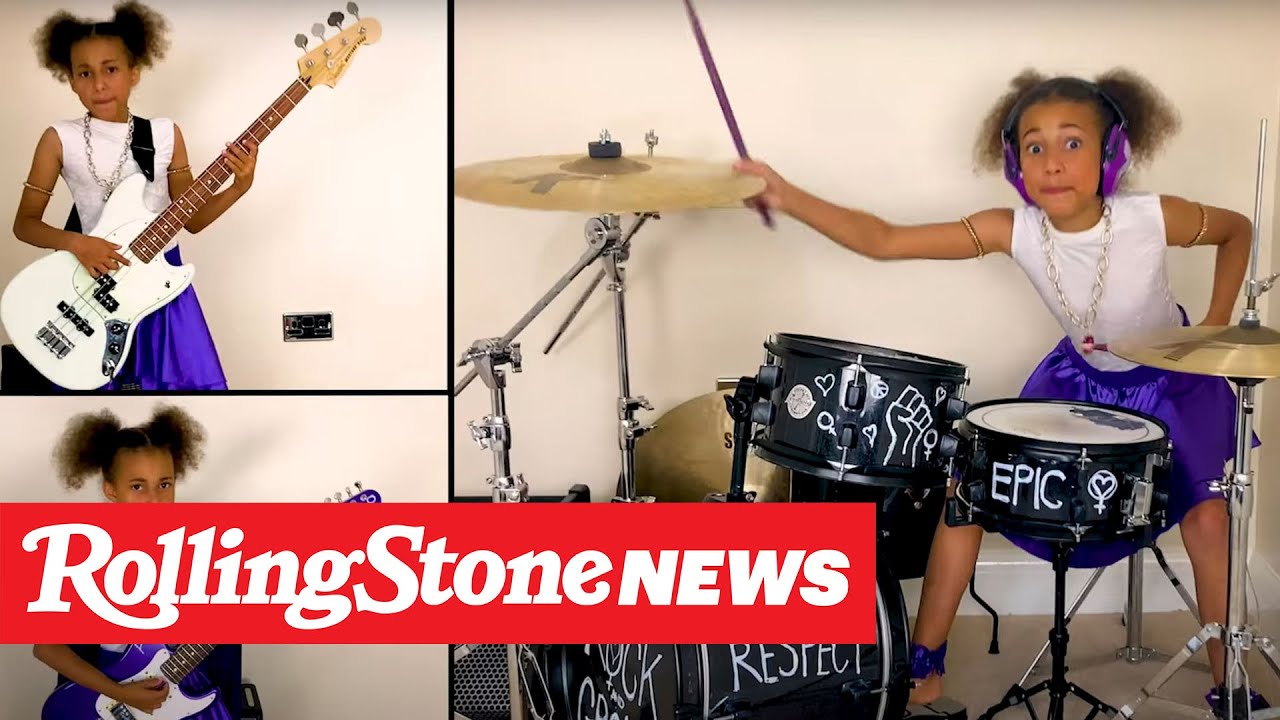 Watch 10-Year-Old Drummer Nandi Bushell Perform Dave Grohl Theme Song | RS News 10/2/20