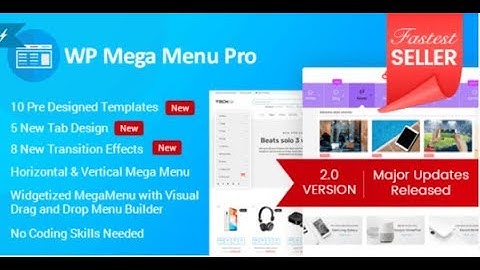 WP Mega Menu Pro – Responsive Mega Menu Plugin for WordPress