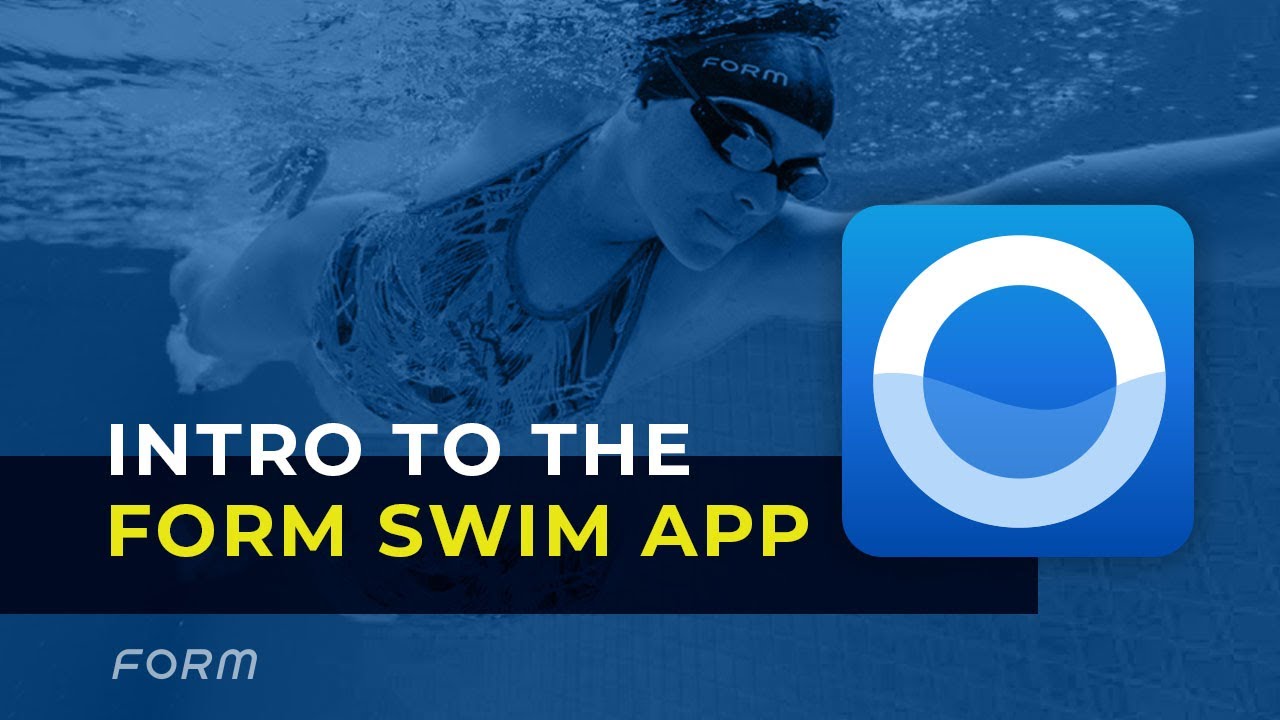 What can you do in the FORM Swim App? 