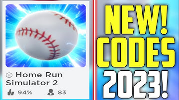 FUTURE CODES!! | *NEW* ROBLOX HOME RUN SIMULATOR 2 CODES 2023!