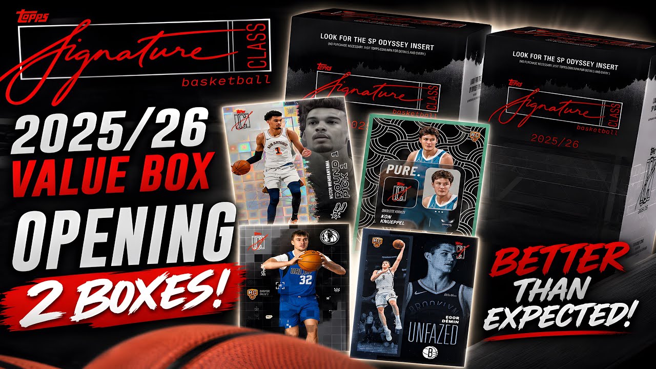 Opening 2 of the 2025/26 Topps Signature Class Basketball Value 
