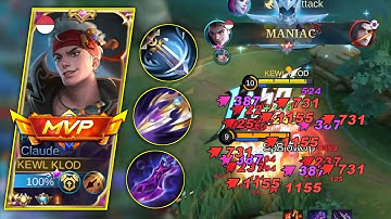 CLAUDE FULL ATTACK SPEED BUILD! NEW BUILD FOR CLAUDE!🔥