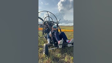 90 years old paramotor pilot back in the sky! HB 👨🏼‍✈️🪂 #paramotororlando  #paramotor #shorts