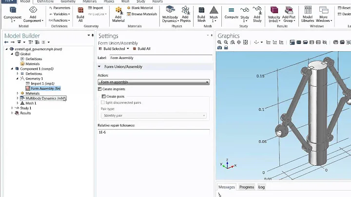 How to Use Form Assembly for Multibody Dynamics Simulations