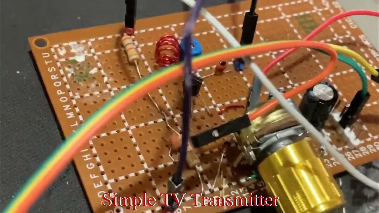 Simple Color TV Transmitter TV Transmitter DIY TV