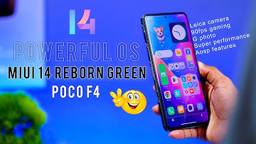 Powerful MIUI 14 Reborn Edition for Poco F4 Review, 90fps, AOSP Features, Premium Widget and more.