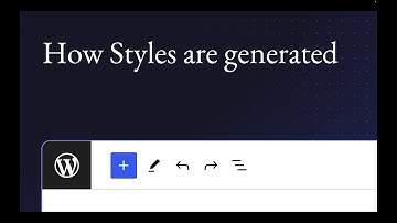 How Styles are generated