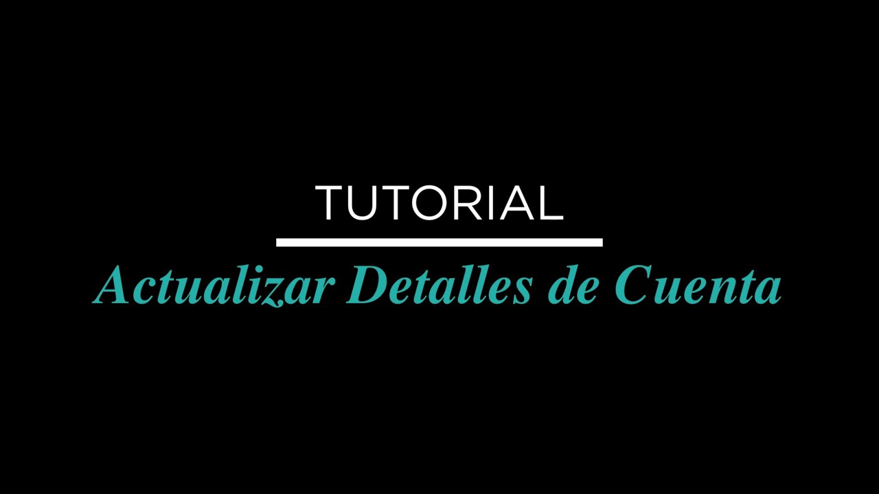 Ultimate Leisure Club Tutorial Actualizar Detalles De Cuenta YouTube Ultimate Leisure Club Tutorial Actualizar Detalles De Cuenta YouTube