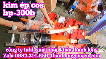 KIỂM TRA KÌM ÉP COS THỦY LỰC HP-300B MODERN CHO KHÁCH HÀNG TRƯỚC KHI GIAO HÀNG
