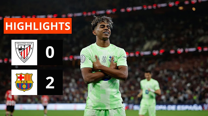 Athletic Club 0-2 FC Barcelona | Highlights and goals | Supercopa de España