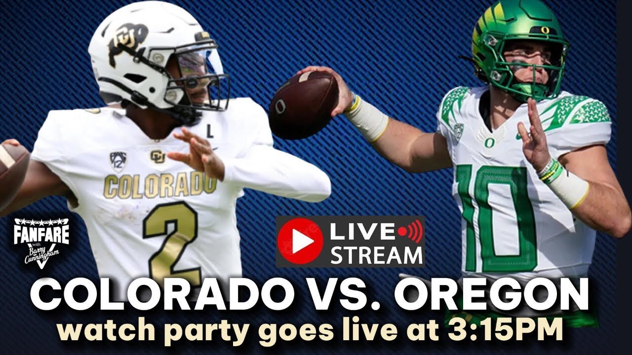 Watch College Football - Colorado Buffaloes vs Oregon Ducks - Live