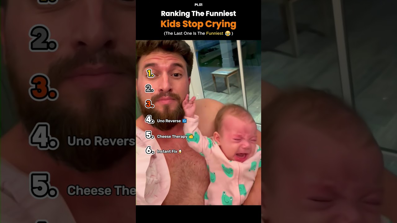 Ranking the Funniest Kids Stop Crying Moments 😂👶 #funny #memes