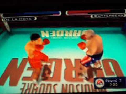 Knockout kings 2001  Oscar De La Hoya vs Butterbean