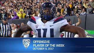 Arizona QB Khalil Tate named Pac-12 football Offensive Player of the Week after breaking FBS...