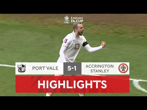 Port Vale Accrington Goals And Highlights